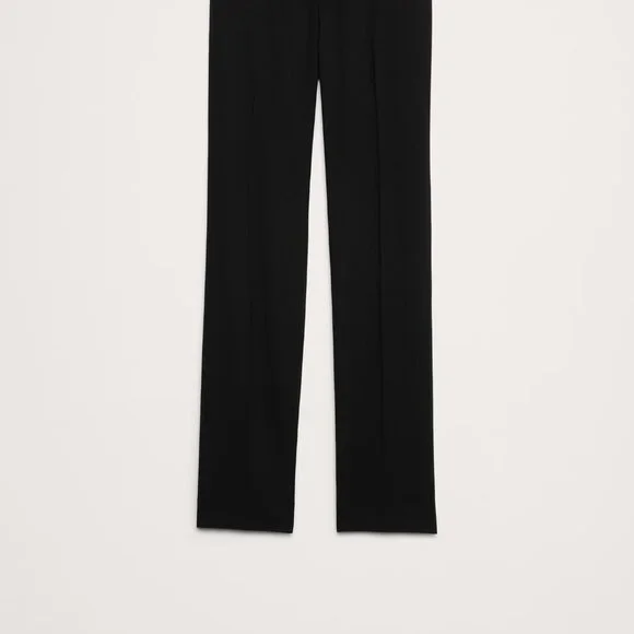 Banana Republic Sienna Straight Italian Wool Pant size 2P Black - Picture 5 of 5